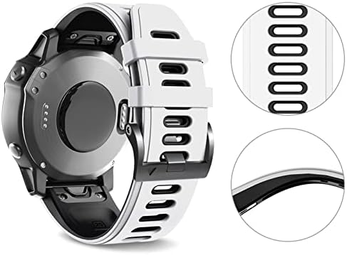 Irfkr 26mm 22mm Silicone Redunda de pulso rápido para Garmin Fenix ​​7 7x 6x 6x Pro 5x 3 3HR EasyFit WatchBand para Garmin Fenix ​​6 6 Pro Watch