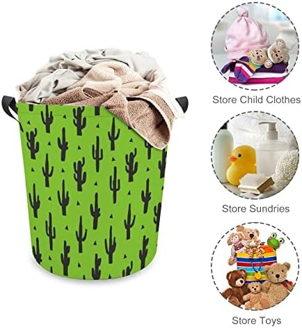 Cacto de cesta de cactos cestas de armazenamento dobrável cesto para cestas de sacos de sacos para dormitório doméstico