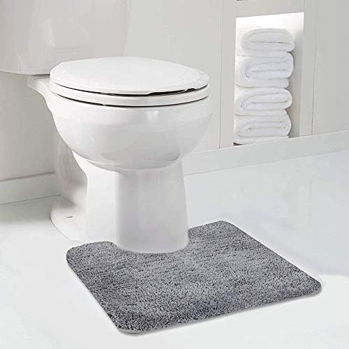 Walensee Banheiro Ranco de contorno de tapete não deslizante para banheiro para o banheiro absorvente Microfibra