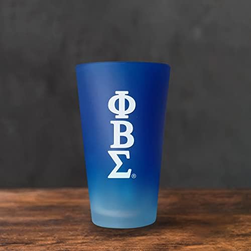 BAB BANANAS BBGREEK PHI BETA SIGMA FRERNIDADE Parafernália - Conjunto de copos de mixagem/cerveja de 2-16 onças - oficialmente