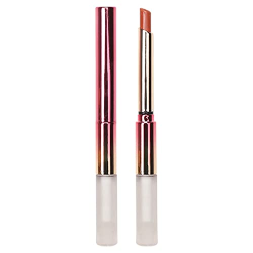 18 Color Ladies Beauty Makeup Sexy Hidratante Hidratante Lip Gloss Lipsk Conjunto de batom de batom de batom dupla de cabeça de cabeça dupla