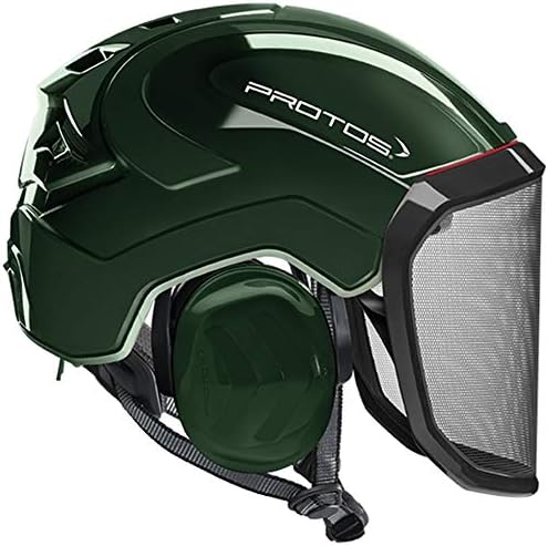 Capacete de arborista integral Protos - azeitona