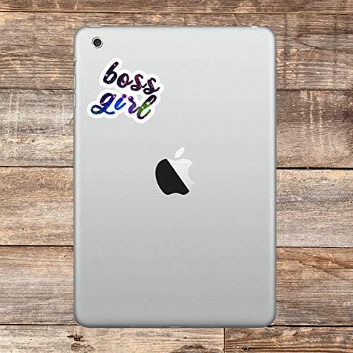 Adesivo de garotas de chefe citações inspiradoras adesivos de galáxia - adesivos para laptop - decalque de vinil de 2,5 polegadas - laptop, telefone, tablet adesivo de decalque de vinil S211126