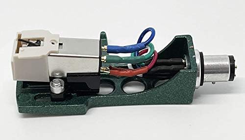Cartucho, caneta cônica, agulha com parafusos de montagem e casca de cabeça verde para Stanton T55 USB, T52, STR820, T50,