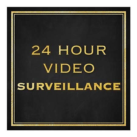 CGSignLab | Janela de vigilância por vídeo de 24 horas -Janela de ouro clássico ABENHO | 5 x5