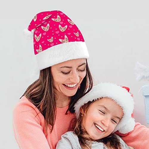Sphynx Cat estrelas chapéu de Natal Papai Noel para adultos unissex Comfort Classic Xmas Cap para o feriado de festa de Natal