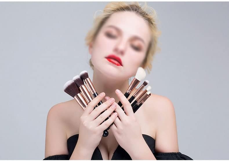 Liruxun 15 Maghup Brush Set Professional Completo de ferramentas de maquiagem e beleza Ferramentas de beleza