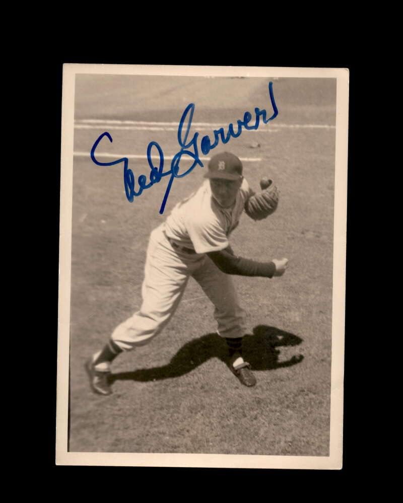 Ned Garver assinou 5x7 Foto Autograph Detroit Tigers