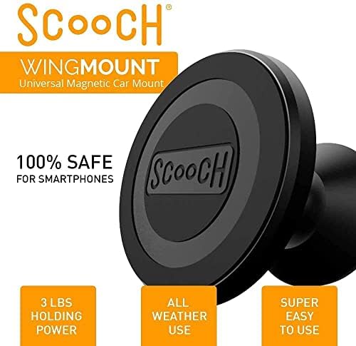 Scoochate companheiro para iPhone 12 Pro Max Poundled com Wingmount Magnetic Car Mount