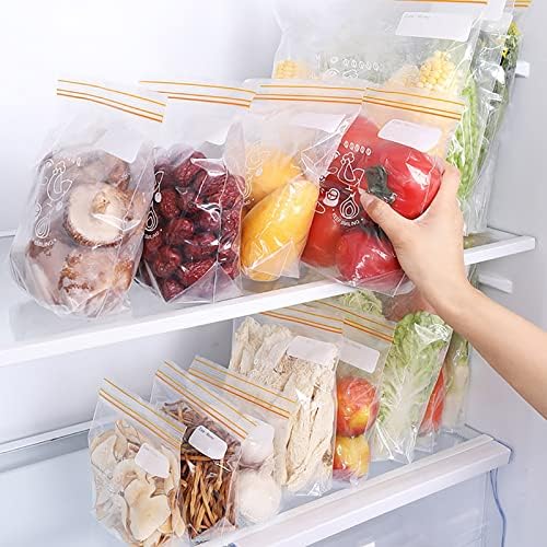 Saco de lanches reutilizáveis ​​para crianças 30pcs alimentos selados selados com saco de manutenção selada pode ser um congelador