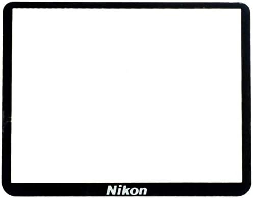 Substituição Novo câmera LCD Protetor Externo Janela de tela Exibição de vidro externo com fita dupla adesiva para Nikon D3200