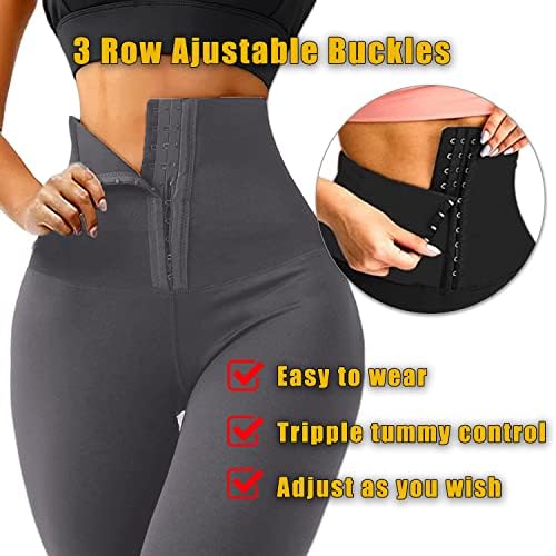 Tokuaigo High Caist Cosset Leggings para mulheres Slimming Body Shaper Controle da cintura Cinche