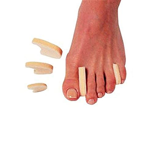 Polyfoam 3-camadas dos separadores de dedo do pé, x-grande, pacote de 12