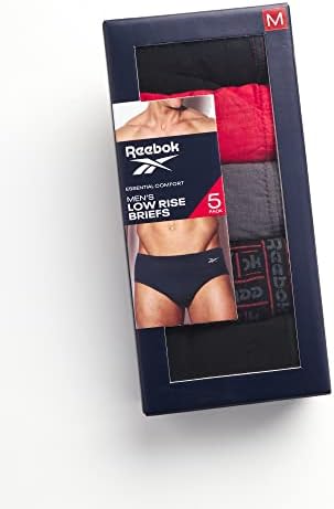 Roupa íntima masculina da Reebok - resumos de baixa ascensão com bolsa de contorno