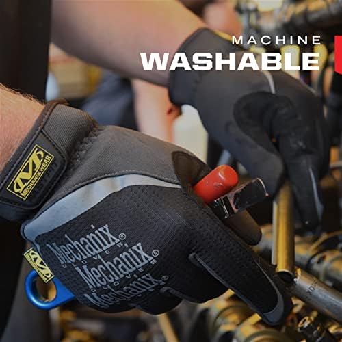 Mechanix Wear: Fastfit Work Glove com manguito elástico para ajuste seguro, luvas de desempenho para uso multiuso, luvas