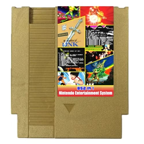 Aditi Forever Duo Jogos de NES 852 em 1 cartucho de jogo para console NES, total 852 jogos 1024Mbit Flash em uso