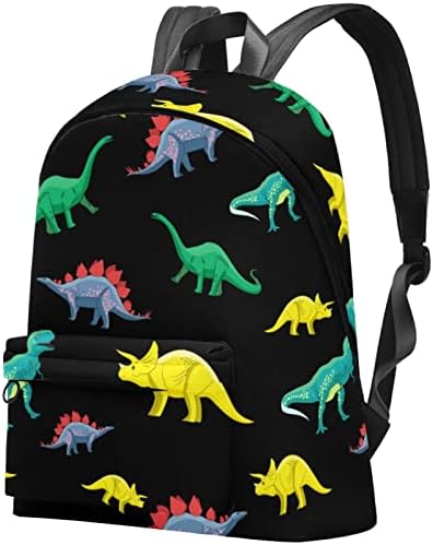 Mochila de viagem VBFOFBV para mulheres, caminhada de mochila ao ar livre esportes rucksack casual mack, dinossauro colorido