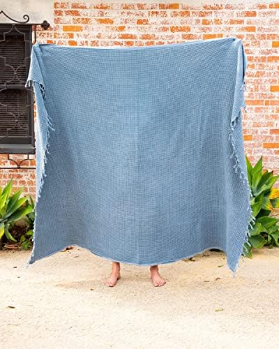 Teema grande cobertor interno/externo - de algodão turco - areia livre - secagem rápida - versátil e multiuso -
