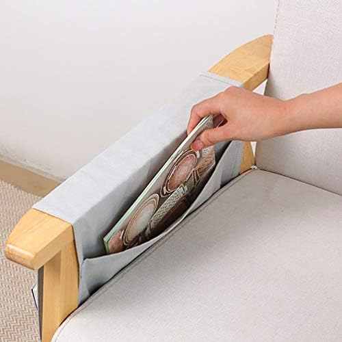 Hemoton White Arm Couch Couch Reclinner Bolsair Telefone Celular Celular Bols A braço Bolsa de armazenamento Bolsa para cadeira de escritório