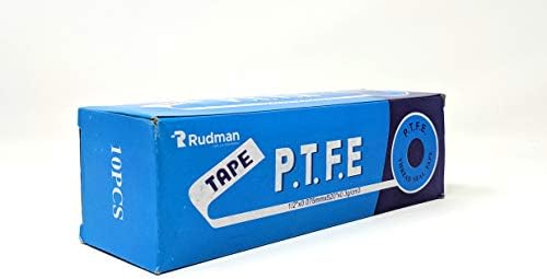 Fita de encanamento de selante de água de tubo branco premium - 1/2 x 520 - pacote de 10 rolos