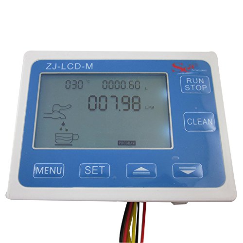 Digiten G1/2 Flow Water Sensor Meter+Digital LCD Display Controle quantitativo 1-30L/min