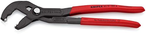 Knipex Tools 85 51 180 A, 7,5 de alicates de braçadeira de mangueira
