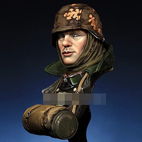 Goodmoel 1/10 Soldado Alemão da Segunda Guerra Mundial Modelo de Busto / Soldado Desmonte e Soldado Die Cast Kit / LW-592