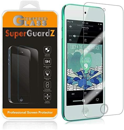 [3-Pack] Para iPod Touch 7 / iPod Touch 6 / iPod Touch 5 Protetor de tela Vidro temperado, Superguardz, 9h, 0,3 mm, anti-arranhão, anti-bubble e antifingerprint [substituição ao longo da vida]
