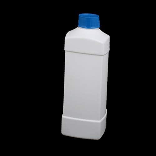 X-Dree 850ml PE Plástico garrafa branca DIY garrafa W Tampa W (Bottiglia di Plasticha DA 8,8 ml em PE Con ​​Coperchio em Plasticha Bianca