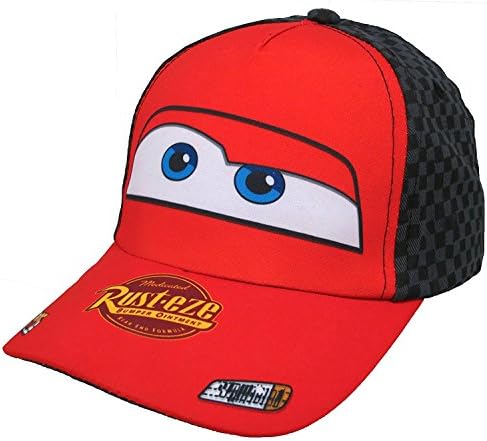 Carros de meninos da Disney Pixar Lightning McQueen Hat - Piston Cup Baseball Cap