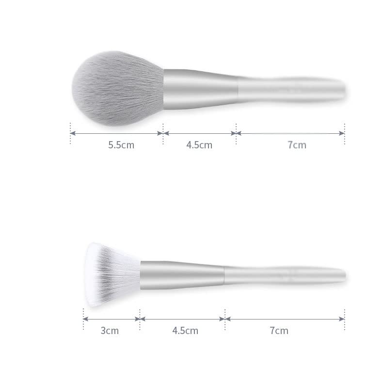 Wenlii 8 pincel de maquiagem Conjunto completo de escovas de lábios Bush oculares Bush Poel Loose Brush Beauty Tools