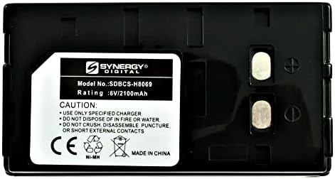 Bateria de câmera digital de sinergia, compatível com a câmera de vídeo Fisher FVC-P750, ultra alta capacidade, substituição