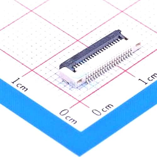 10 PCs 0,5 mm N Número: 20 Conexão inferior do tipo flip ffc/fpc conector SMD, p = 0,5 mm 0,5 mm THD0515-20CL-SN