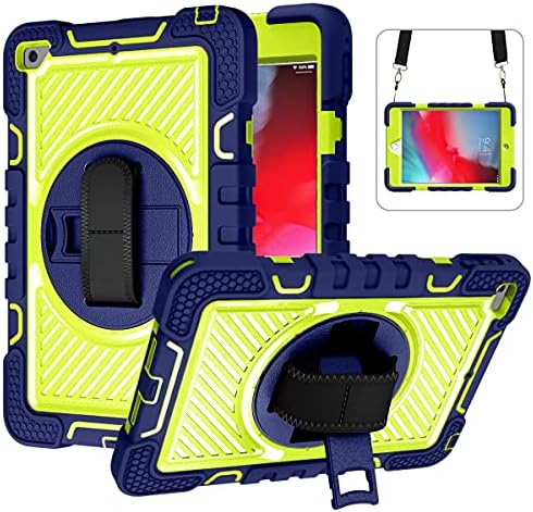 Xiayan comprimido tampa de choque Tampa de proteção durável Durável 360 graus Caixa de suporte rotativo compatível com iPad de 7,9 polegadas mini 4/5 capa de cobertura protetora pele