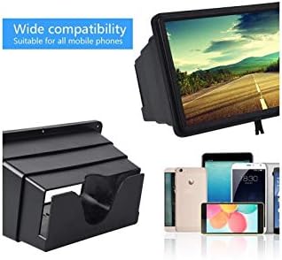Ligma da tela Wytino 12 '' para smartphone, 3D HD Mobile Phone Lignetor Screen para filmes, com amplificador de tela, suporta