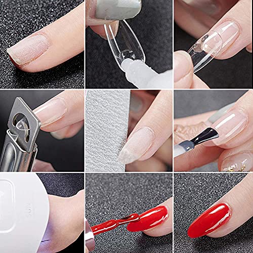 Dicas de unhas de estiletto longas Pressione as unhas Falsas unhas claras pregos de acrílico 500pcs estiletto prego