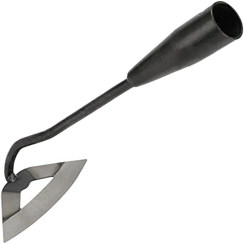 Hozeon 3 Pacote de aço All-Steel Hold Hollow, ferramenta de jardim de enxada, ferramentas de ervas daninhas de jardim afiadas,