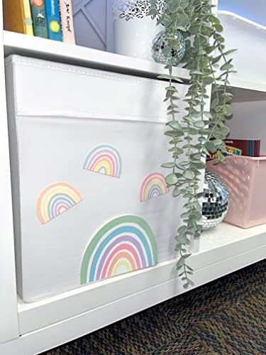Professor criou recursos do arco -íris pastel de recursos