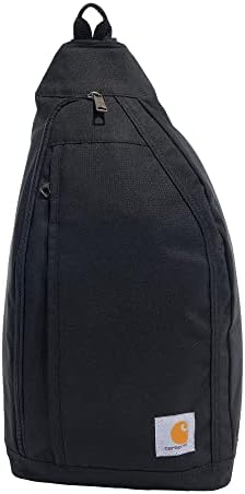 Carhartt Mono Sling Mackpack, Unissex Crossbody Bag para viagens e caminhadas, preto