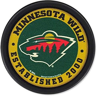 WinCraft NHL Minnesota Wild 24141011 Hóquei embalado Puck