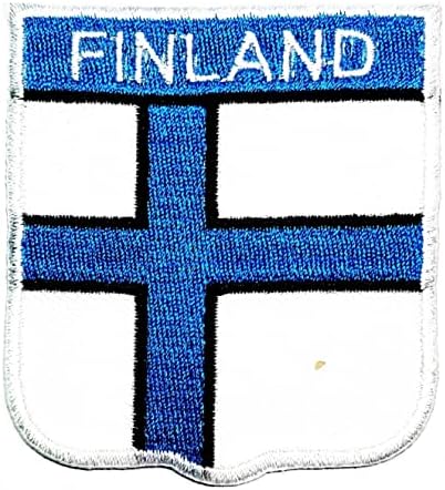 Kleenplus 2pcs. 2,6x2,3 polegadas. Finlândia Bandeira da bandeira tática A bandeira militar aplica remendos do mundo