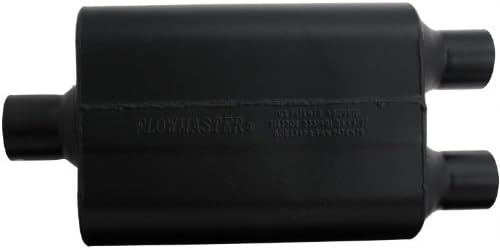 Flowmaster 9425452 Super 44 silenciador - 2,50 central em / 2.25 Dual Out - som agressivo, preto