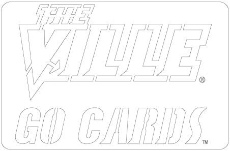 Louisville The Ville e Go Cards de estêncil multiuso