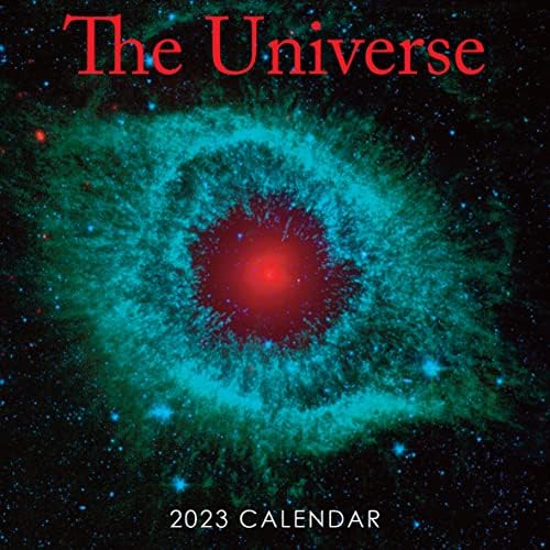 2023 O calendário da parede suspensa do universo - sem plástico - 12 x 12, imagens espaciais, cósmico, fotografia,