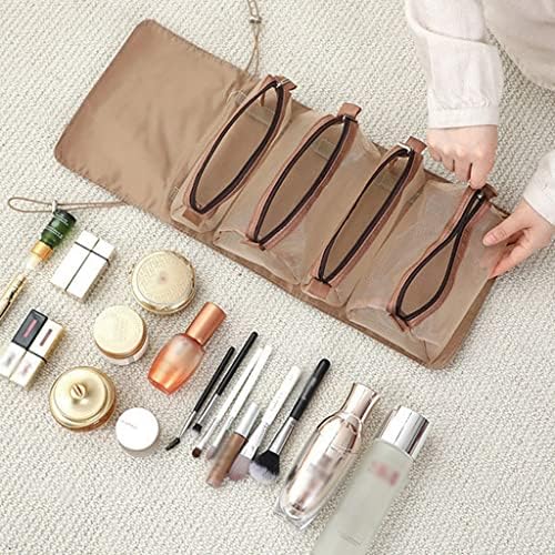 Tbiiexfl Travel Bag cosmético Mulheres Mesh Make Up Bols Bolsa Bachações de beleza de beleza de beleza Bruscos de armazenamento de