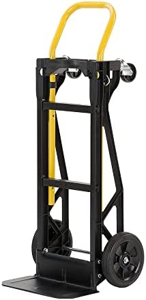 Caminhões Harper PJDY2223AKD 400 libras Capacidade de vidro Completo de nylon Pranho de nylon Dual CARR e DOLLY com