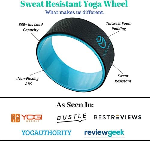 Upcircleseven Yoga Wheel Conjunto e pacote de rede de ioga aérea