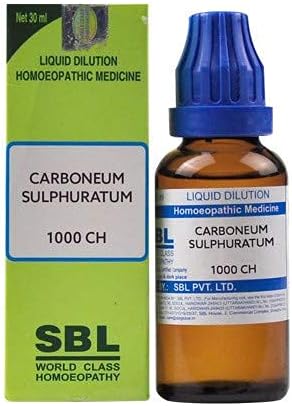 Sbl Carboneum sulphuratum Diluição 1000 CH