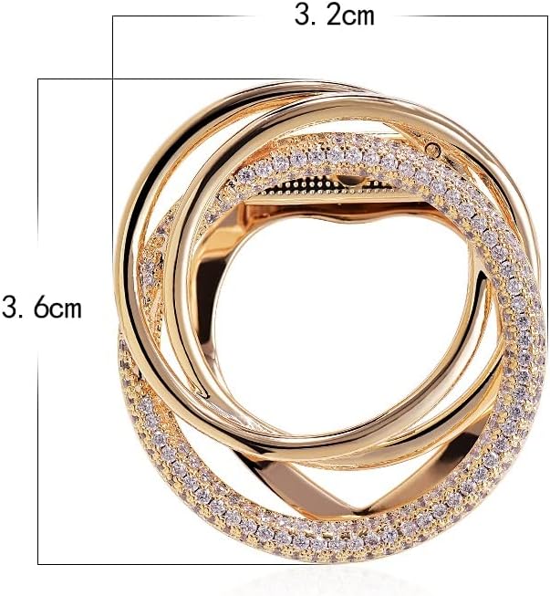 Mmllzel Silk Senk File Furnle Rouped Bains ToNotter Fixed Decoration Buckle Ring Broche Acessórios