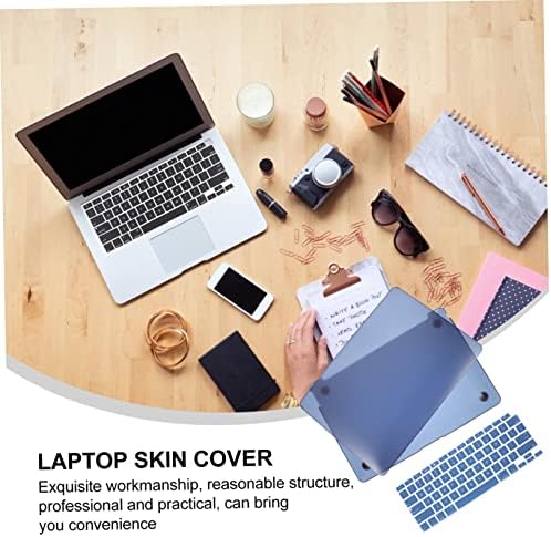 Laptop Solustre Casos de laptop Casos de laptop 3 Define o teclado Marinha com protetor de capa A CASE DE AR